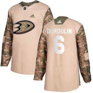 Youth Authentic Anaheim Ducks Brian Dumoulin Camo Veterans Day Practice Official Adidas Jersey