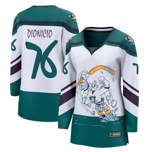 Women's Breakaway Anaheim Ducks Rodwin Dionicio White 2020/21 Special Edition Official Fanatics Branded Jersey