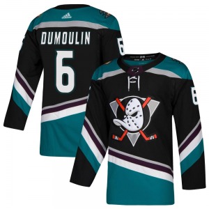 Youth Authentic Anaheim Ducks Brian Dumoulin Black Teal Alternate Official Adidas Jersey