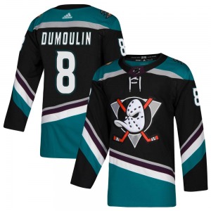 Youth Authentic Anaheim Ducks Brian Dumoulin Black Teal Alternate Official Adidas Jersey