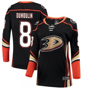 Women's Breakaway Anaheim Ducks Brian Dumoulin Black Home Official Fanatics Branded Jersey