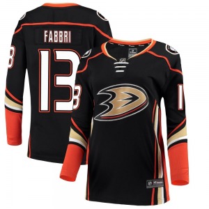 Women's Breakaway Anaheim Ducks Robby Fabbri Black Home Official Fanatics Branded Jersey