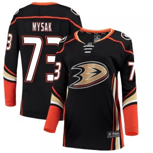 Women's Breakaway Anaheim Ducks Jan Mysak Black Home Official Fanatics Branded Jersey