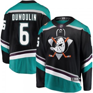 Adult Breakaway Anaheim Ducks Brian Dumoulin Black Alternate Official Fanatics Branded Jersey