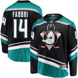 Adult Breakaway Anaheim Ducks Robby Fabbri Black Alternate Official Fanatics Branded Jersey