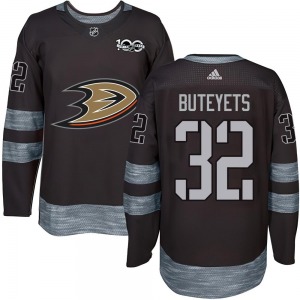 Youth Authentic Anaheim Ducks Vyacheslav Buteyets Black 1917-2017 100th Anniversary Official Jersey