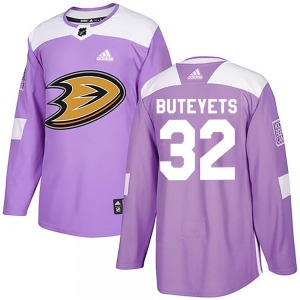 Youth Authentic Anaheim Ducks Vyacheslav Buteyets Purple Fights Cancer Practice Official Adidas Jersey