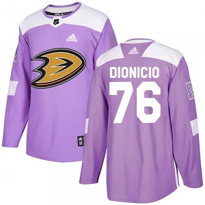 Youth Authentic Anaheim Ducks Rodwin Dionicio Purple Fights Cancer Practice Official Adidas Jersey