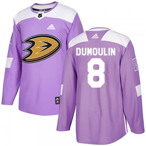 Youth Authentic Anaheim Ducks Brian Dumoulin Purple Fights Cancer Practice Official Adidas Jersey