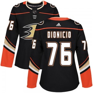 Women's Authentic Anaheim Ducks Rodwin Dionicio Black Home Official Adidas Jersey