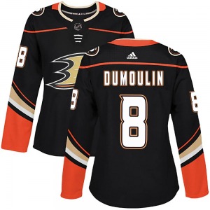 Women's Authentic Anaheim Ducks Brian Dumoulin Black Home Official Adidas Jersey