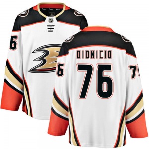 Adult Breakaway Anaheim Ducks Rodwin Dionicio White Away Official Fanatics Branded Jersey