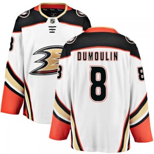 Adult Breakaway Anaheim Ducks Brian Dumoulin White Away Official Fanatics Branded Jersey