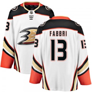 Adult Breakaway Anaheim Ducks Robby Fabbri White Away Official Fanatics Branded Jersey