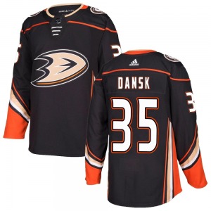 Youth Authentic Anaheim Ducks Oscar Dansk Black Home Official Adidas Jersey