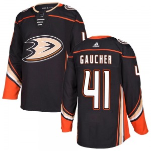 Youth Authentic Anaheim Ducks Nathan Gaucher Black Home Official Adidas Jersey