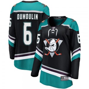 Women's Breakaway Anaheim Ducks Brian Dumoulin Black Alternate Official Fanatics Branded Jersey