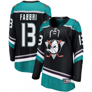 Women's Breakaway Anaheim Ducks Robby Fabbri Black Alternate Official Fanatics Branded Jersey