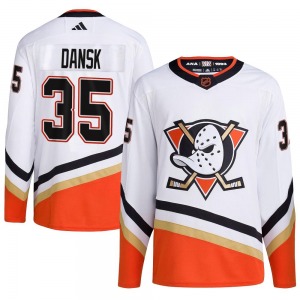 Youth Authentic Anaheim Ducks Oscar Dansk White Reverse Retro 2.0 Official Adidas Jersey