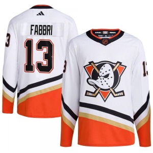 Youth Authentic Anaheim Ducks Robby Fabbri White Reverse Retro 2.0 Official Adidas Jersey