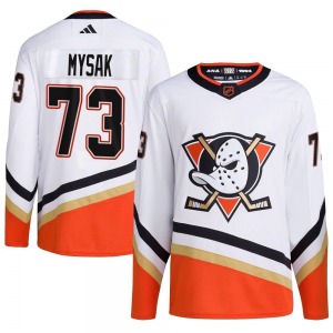 Youth Authentic Anaheim Ducks Jan Mysak White Reverse Retro 2.0 Official Adidas Jersey