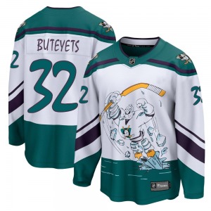 Youth Breakaway Anaheim Ducks Vyacheslav Buteyets White 2020/21 Special Edition Official Fanatics Branded Jersey