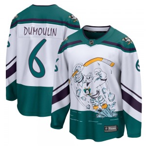 Youth Breakaway Anaheim Ducks Brian Dumoulin White 2020/21 Special Edition Official Fanatics Branded Jersey