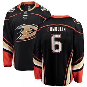 Youth Breakaway Anaheim Ducks Brian Dumoulin Black Home Official Fanatics Branded Jersey