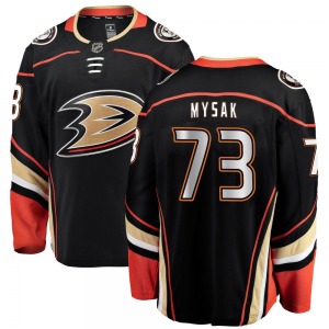 Youth Breakaway Anaheim Ducks Jan Mysak Black Home Official Fanatics Branded Jersey