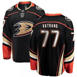 Youth Breakaway Anaheim Ducks Frank Vatrano Black Home Official Fanatics Branded Jersey