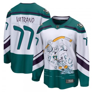 Adult Breakaway Anaheim Ducks Frank Vatrano White 2020/21 Special Edition Official Fanatics Branded Jersey