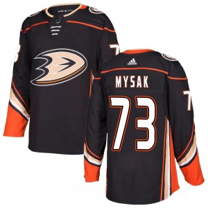 Adult Authentic Anaheim Ducks Jan Mysak Black Home Official Adidas Jersey